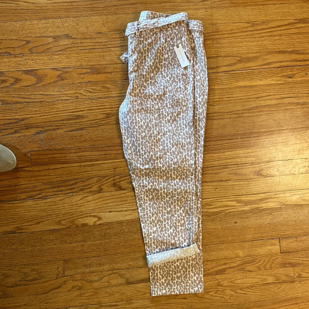 Anthropologie the Wanderer Pant, 32, Animal Print